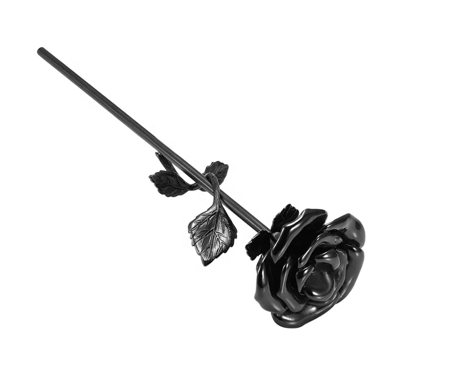 Rose Flower Keepsake Urns - Blue Roses Memorials Keepsake Long-Stem Colorful Rose Flower Cremation Urns - Funeral Urn for Ashes