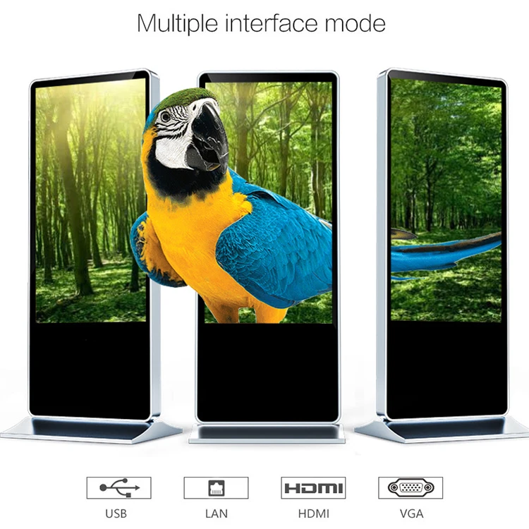 High Quality Floorstanding 55' Advertising Player Android Digital Signage LCD Touch Screen