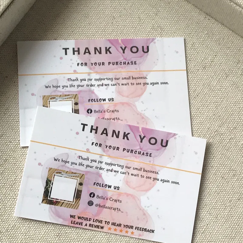 High Quality Custom  Logo Design Print Paper Thick Business Poster Card