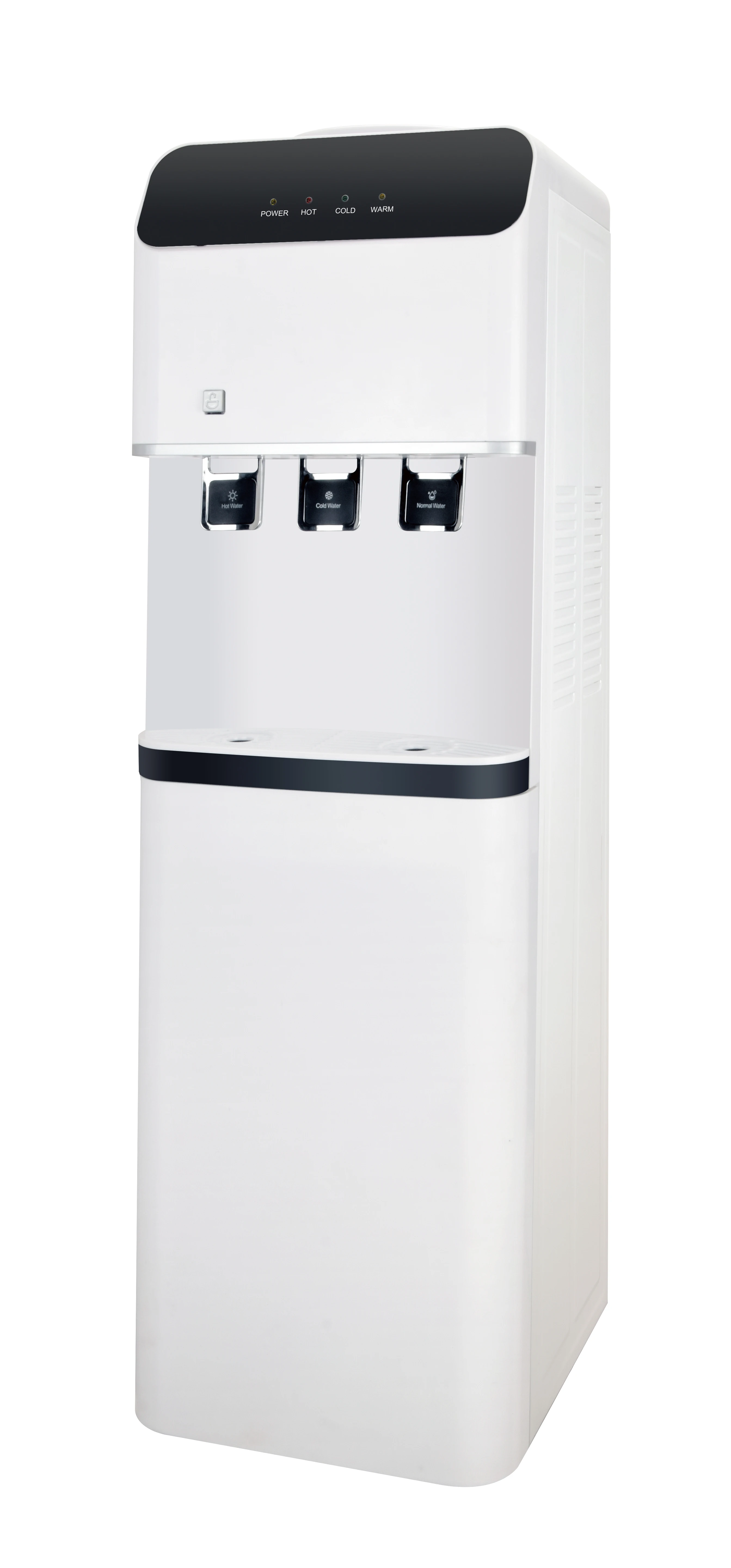 Hot selling freestanding water dispensers with hot and cold water and normal temperature four-stage filter and compressor