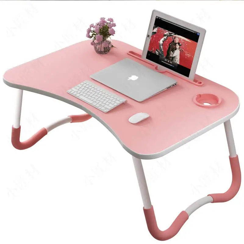 
2021 modern style laptop table bed computer desk bedroom table for laptop 