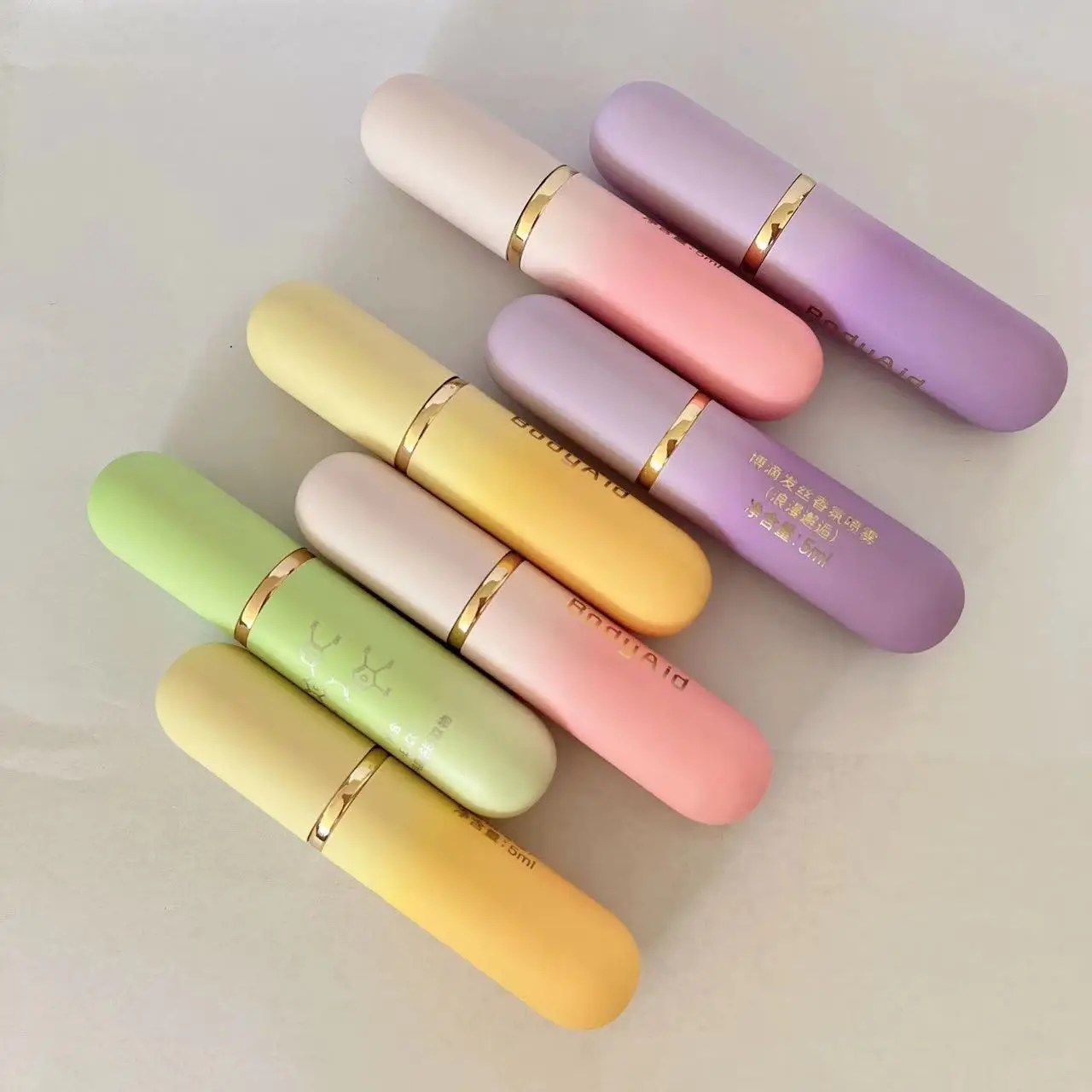 JZC  Free Sample 5ml Refillable Aluminum Atomizer Perfume Spray Bottle Pocket Small Empty Parfum Gift Cosmetic Container