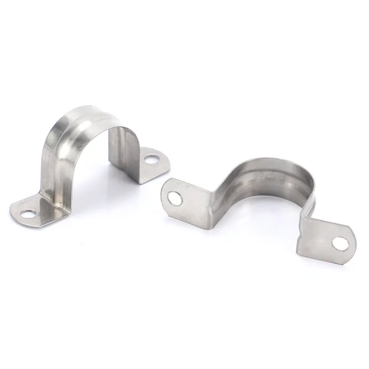 Galvanized saddle clamp fixed hydraulic clamp thickened U-buckle clamp
