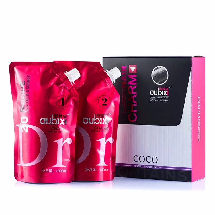 1000ML*2 Free Samples Natural Lightness Keratin Hair Straightening Cream Rebonding