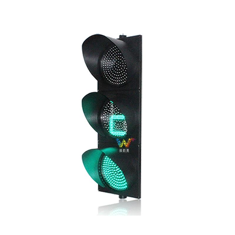 
400mm High Visibility Red Yellow Green Led Vehicle Traffic Lights 