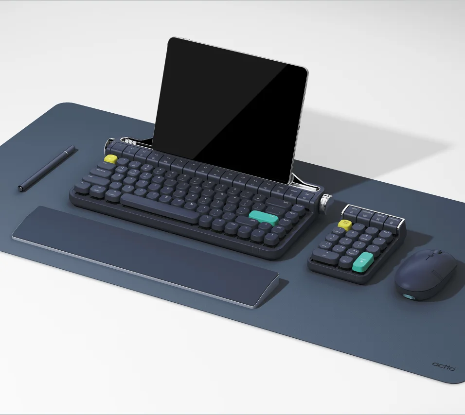 actto New design Teclado USB Wired & wireless RGB Gaming Mechanical Keyboard for tablet laptop PC 84 keys