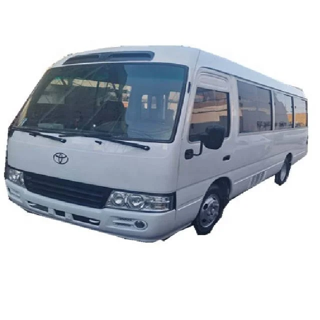 Very Clean Used/Second Hand Coaster Bus White Color negotiable price for Sale Petrol engine