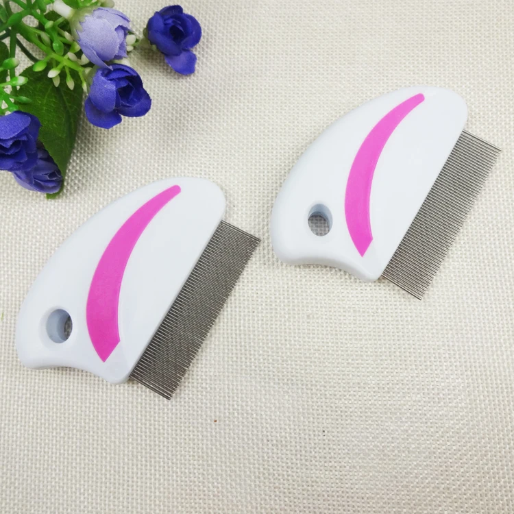 Factory wholesale nit free products kids use dog grooming pp handle lice comb