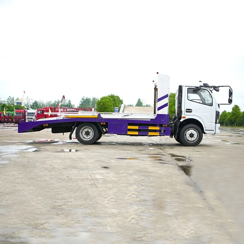 Dongfeng 4x2 Double Deck Car Carrier Truck Trailer 2 Car Hauling Truck Auto Transport Truck