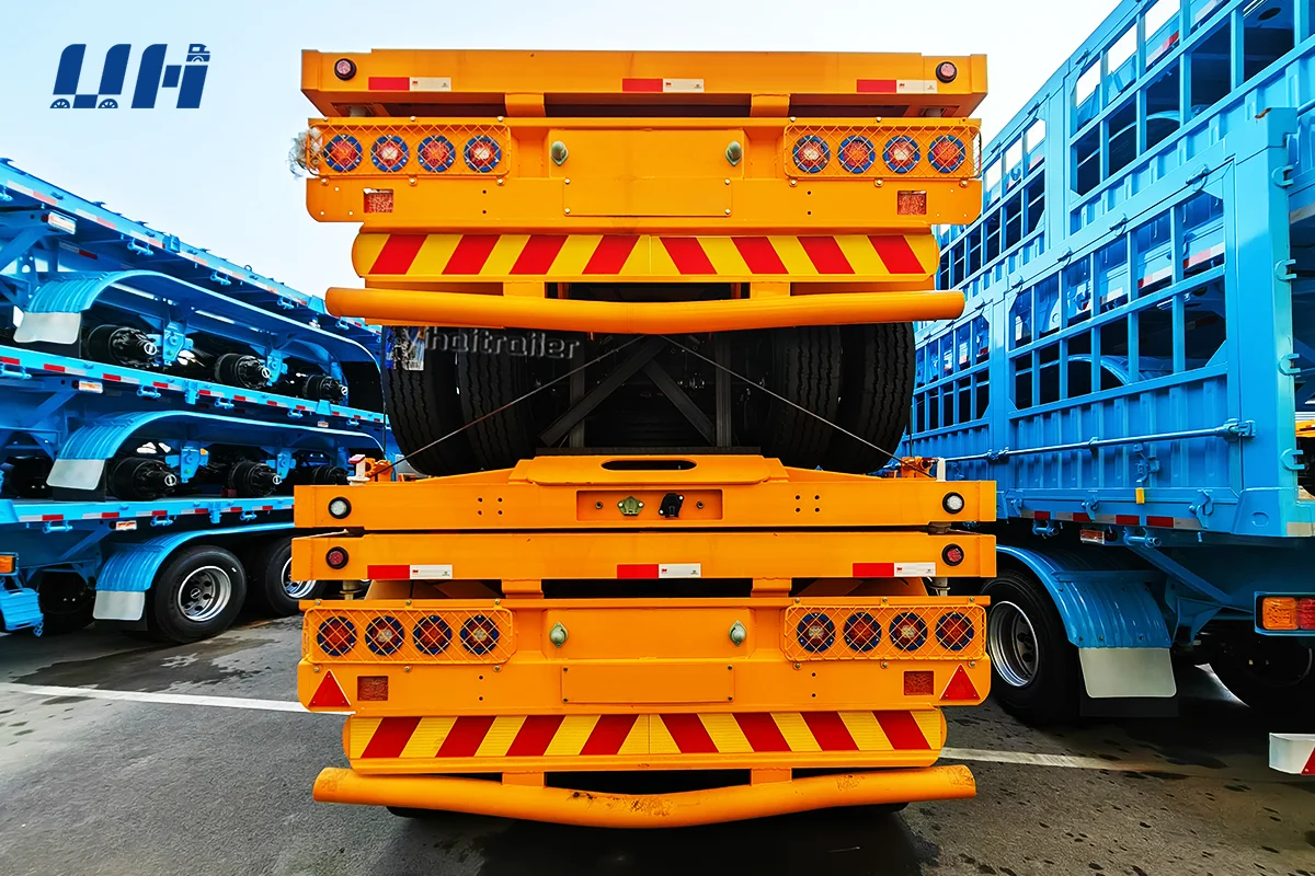 53ft 30 Ft 4 Axle Flatbed Trailer Flatbed Semi-Trailer for Sale Philippines