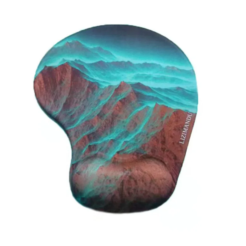 Customized Silicone Soft Mouse Wrist Pad Game PC Laptop Mouse Pad Silicone Hand Rest Mouse Pad with Custom logo