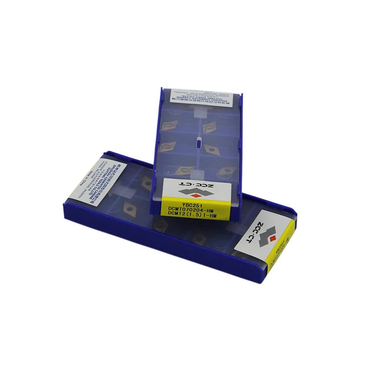 DCMT DNMG Turning inserts for CNC lathe Machine  DCMT070204-HM YBC251  tungsten carbide tools from ZHUZHOU CHINA