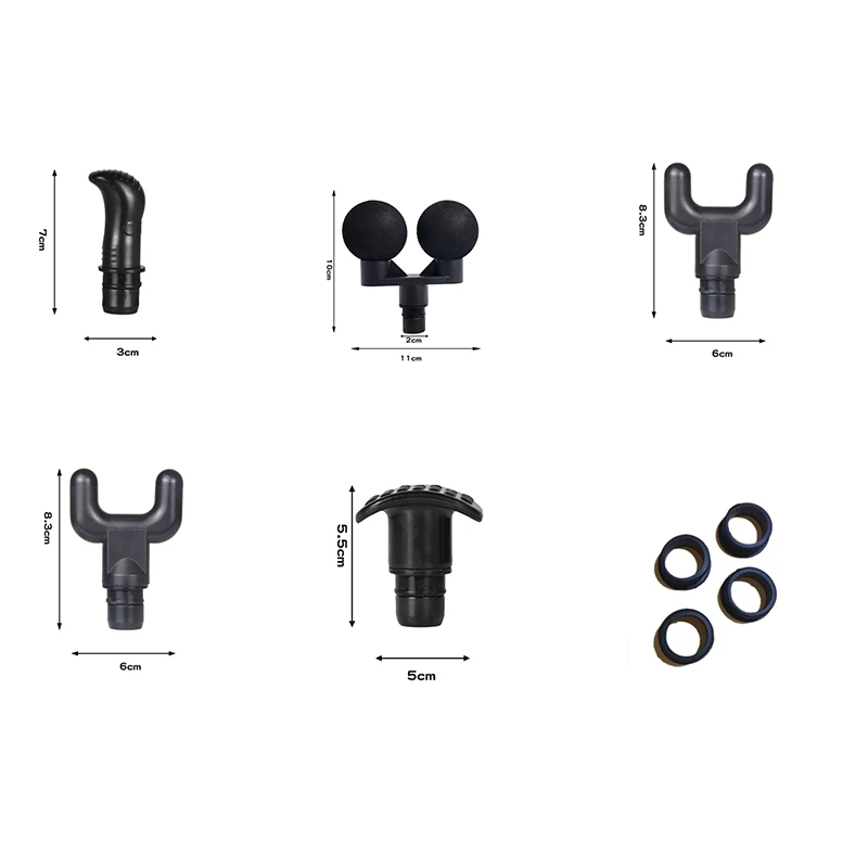 Massage Gun Different Function Replaceable Massage Gun Heads Muscle Massage Gun Head Tips