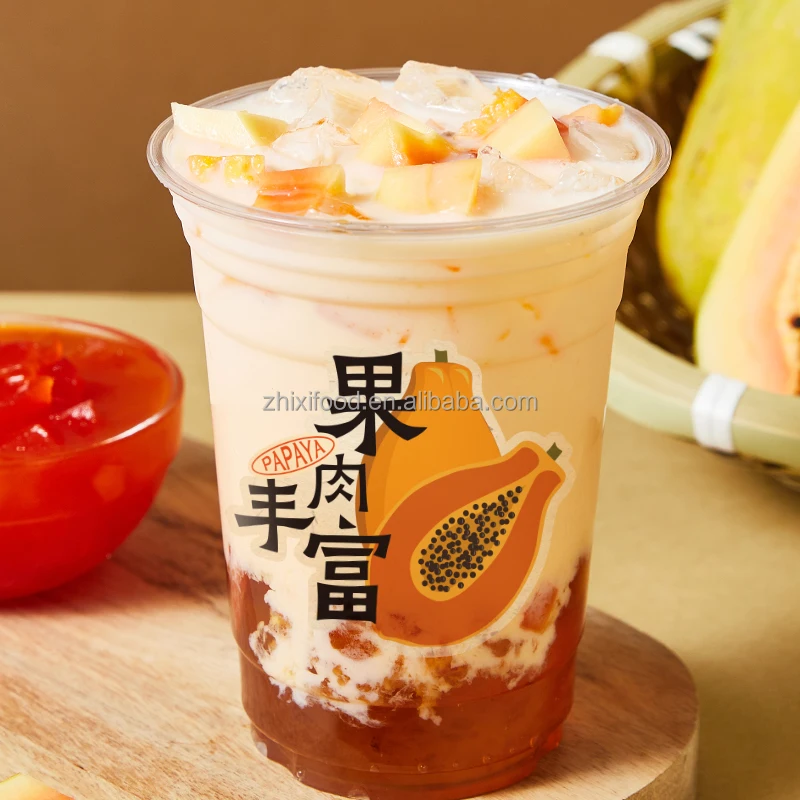 1 3 кг настоящий фруктовый варенье из папайи для магазинов и спиртных напитков ингредиенты Пузырькового чая