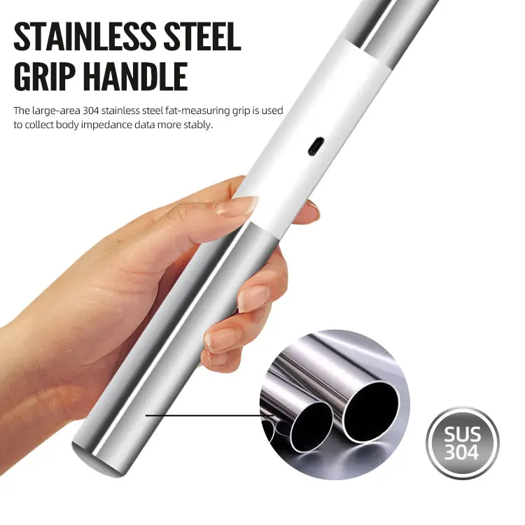 Digital Personal 8 Electric Body Composition Big LCD Display AV Screen BMI Smart Weight Scale For Free APP