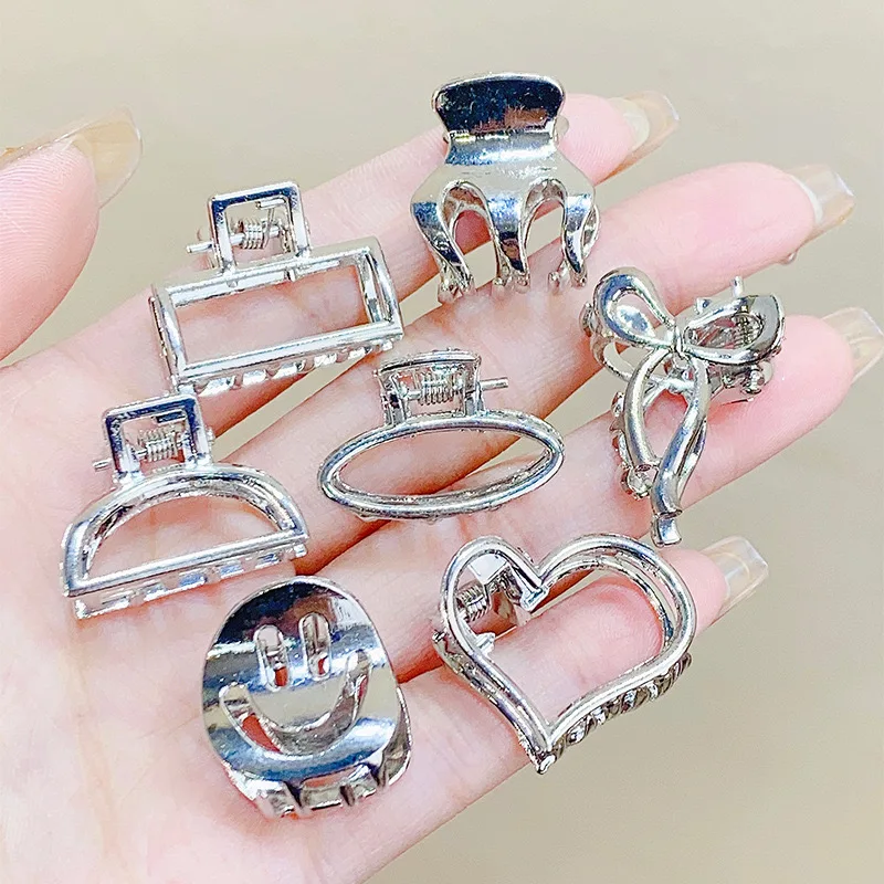 Small Hair clamp jaw clips for women girls lady fashion accessories mini  hair claw clips