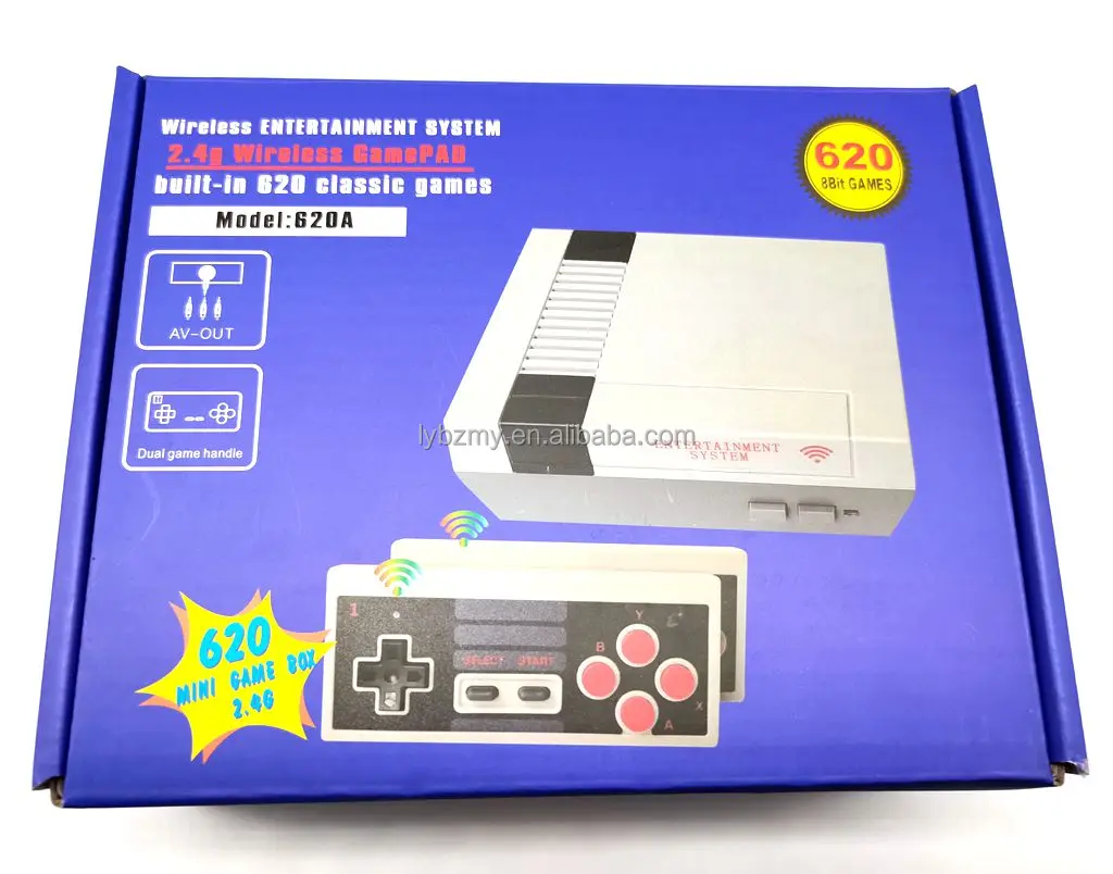 Hot selling Mini Console built-in Retro Handheld Game Player 620 Wireless Video Game Console