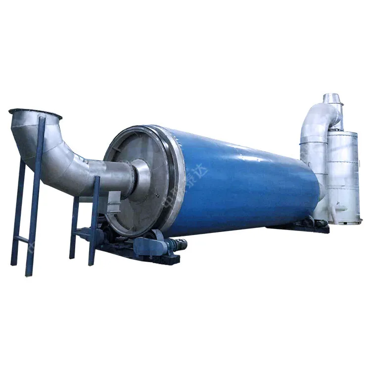
2021 Rotary Drum Dryer For Wood Shaving Biomass Chips Leaf Tree Branch Drying With Automatic Control System Powered By Oil Gas 