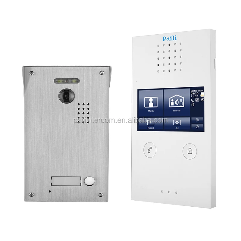 Multi-apartment tuya villa doorphone intercom with wifi  video interphone security intercom system