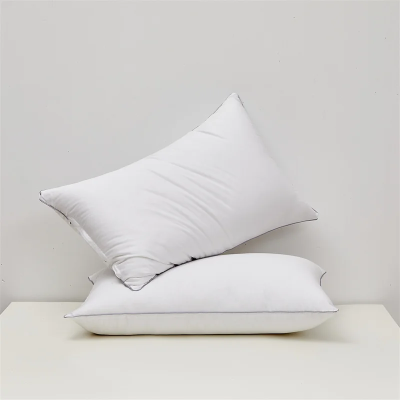 Hotel Pillow  White Cotton Popular Pillows Down  Alternative Filling  For  Healthy Sleeping Hotel Pillow Luxury