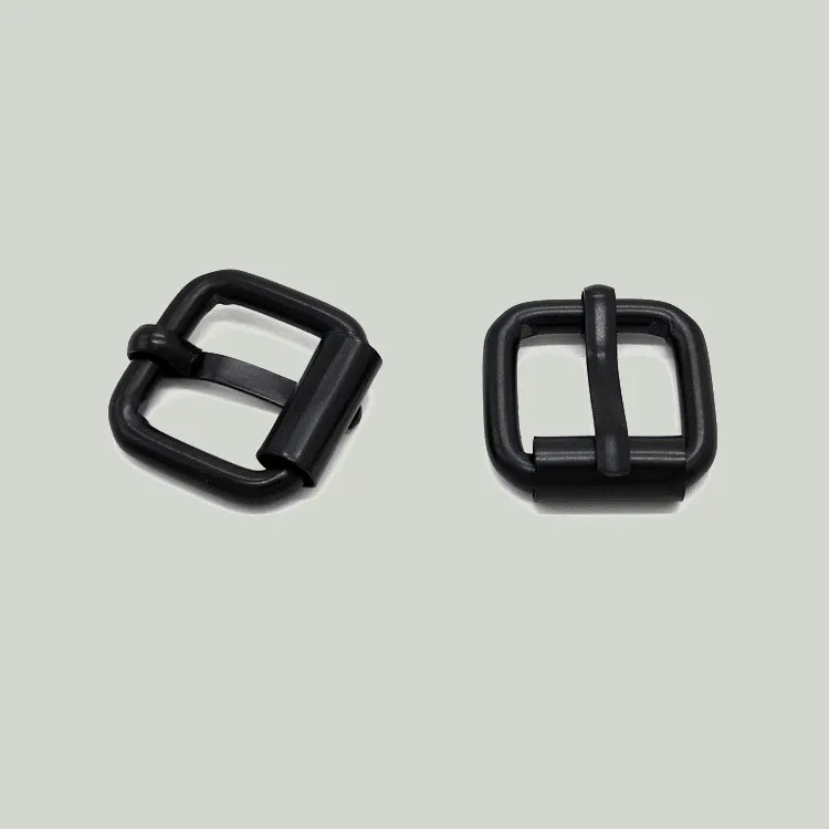 DWDP Black 15mm 25mm 32mm Single Needle Rollers Heel Rod Pin Belt Buckle