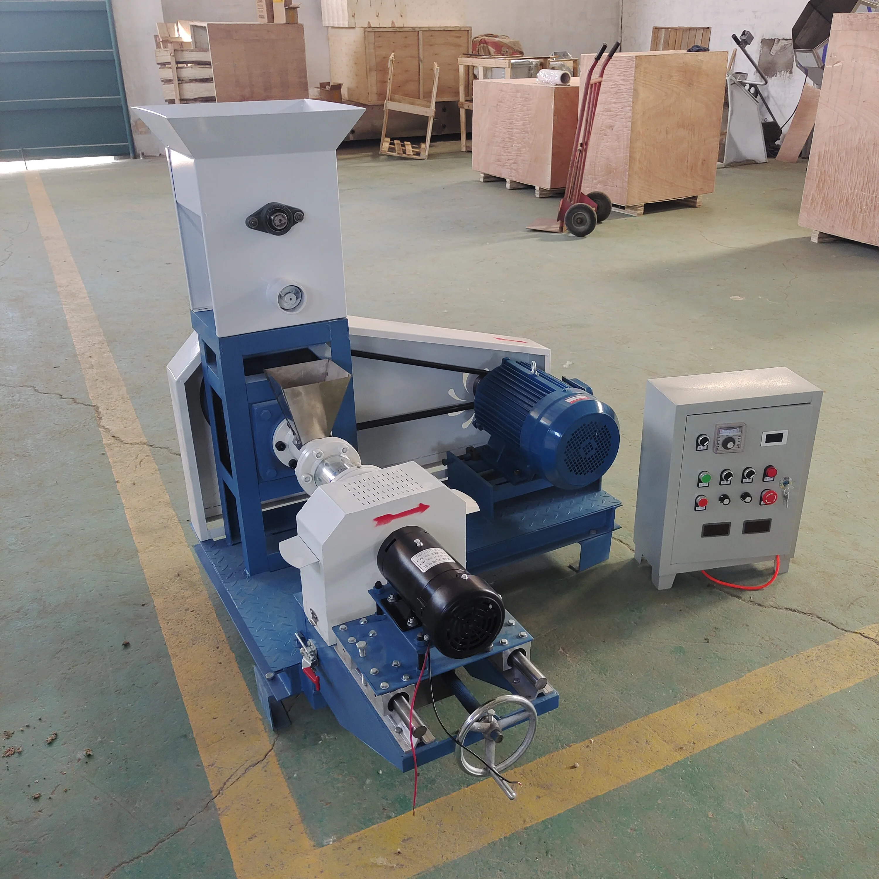 Small big Bulking Machine home farm business electric cat dog floating fish feed mill pellet extruder Bulking Machine in nigeria