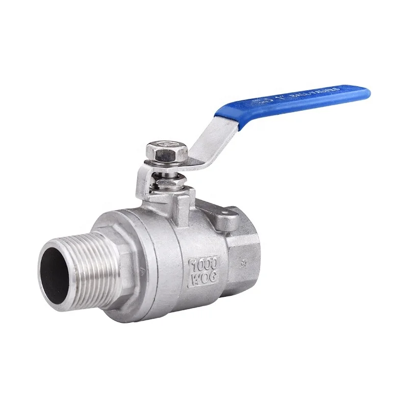 Q11F Нержавеющая сталь ss литая ASTM A105 WCB две части 1 шт. 2 3 NPT внутренняя резьба литой шаровой клапан