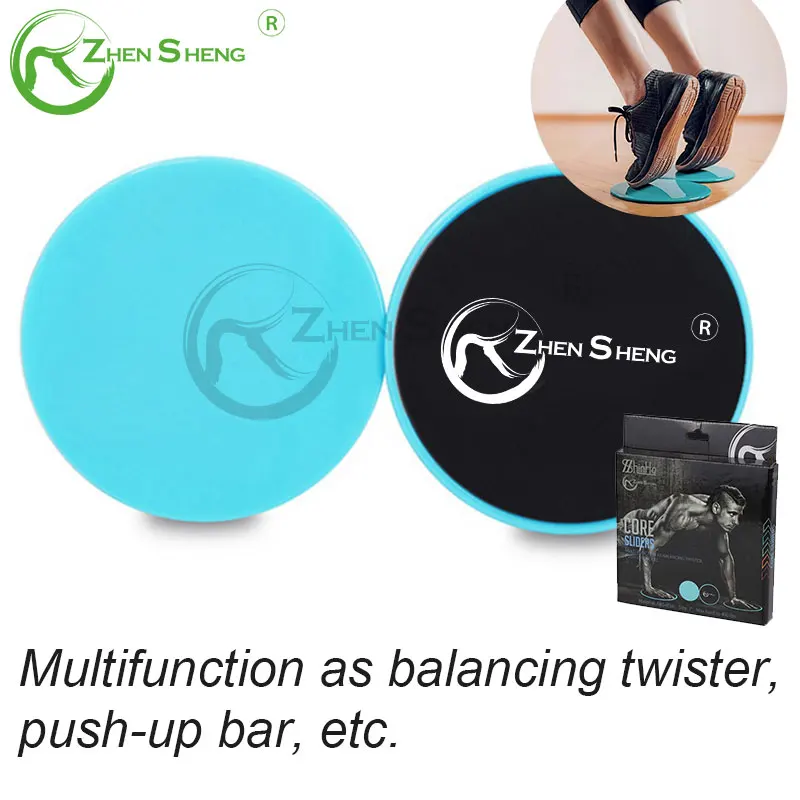 Zhensheng Hot Selling Eco Friendly Colorful Core Sliders  Multi-function Workout Abdominal Exercise Sliders