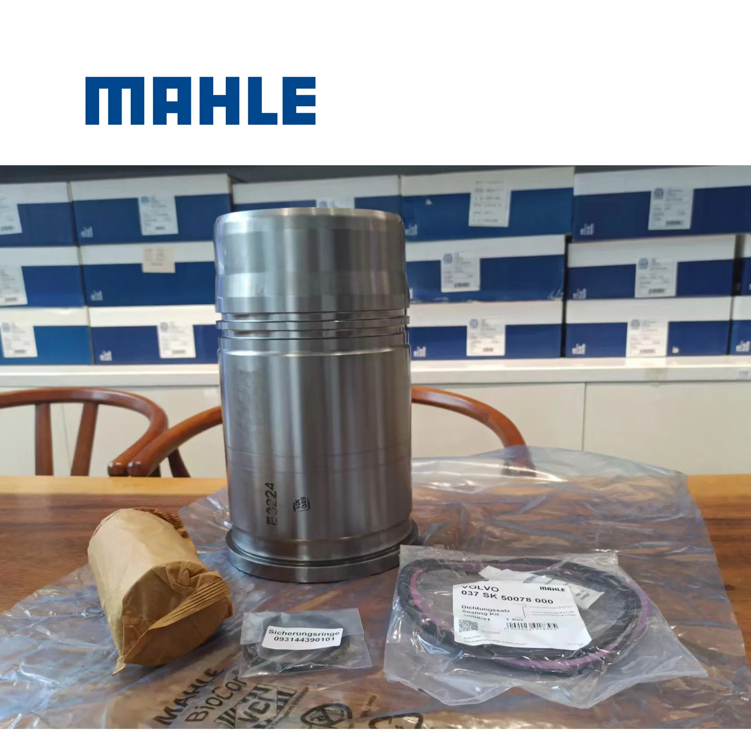 Genuine MAHLE  037AY00108090  Volvo Top Quality D16 Liner Kit for Diesel Engine Excavator EC380 EC480 Spare Parts