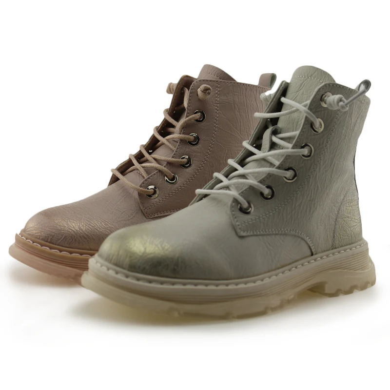 
Kids Lace-Up Ankle Boots Boy Girl fashion Waterproof Outdoor Workboots 