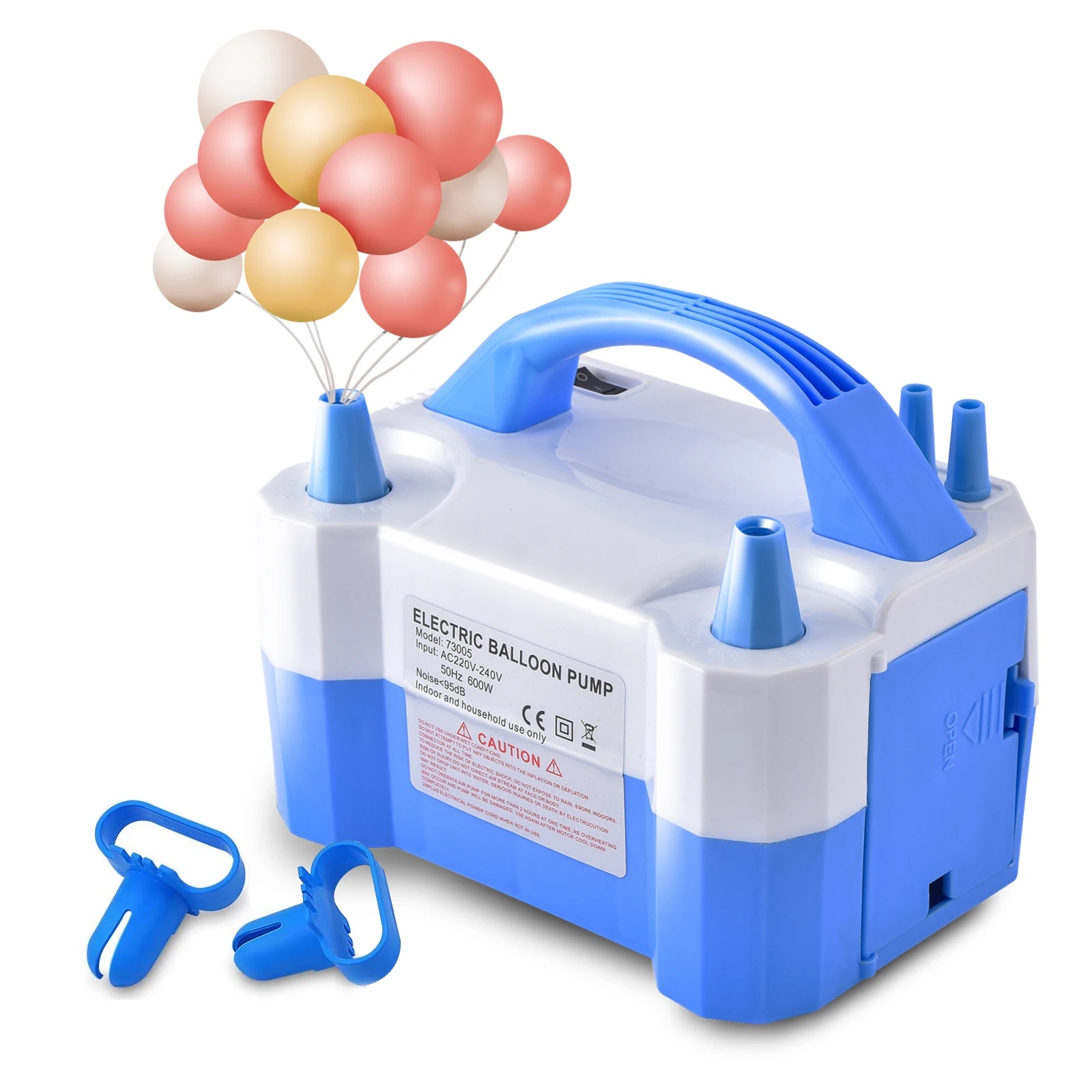 Wholesale portable Dual Nozzle automatic balloon pump machine electric balloon pump for party birthday