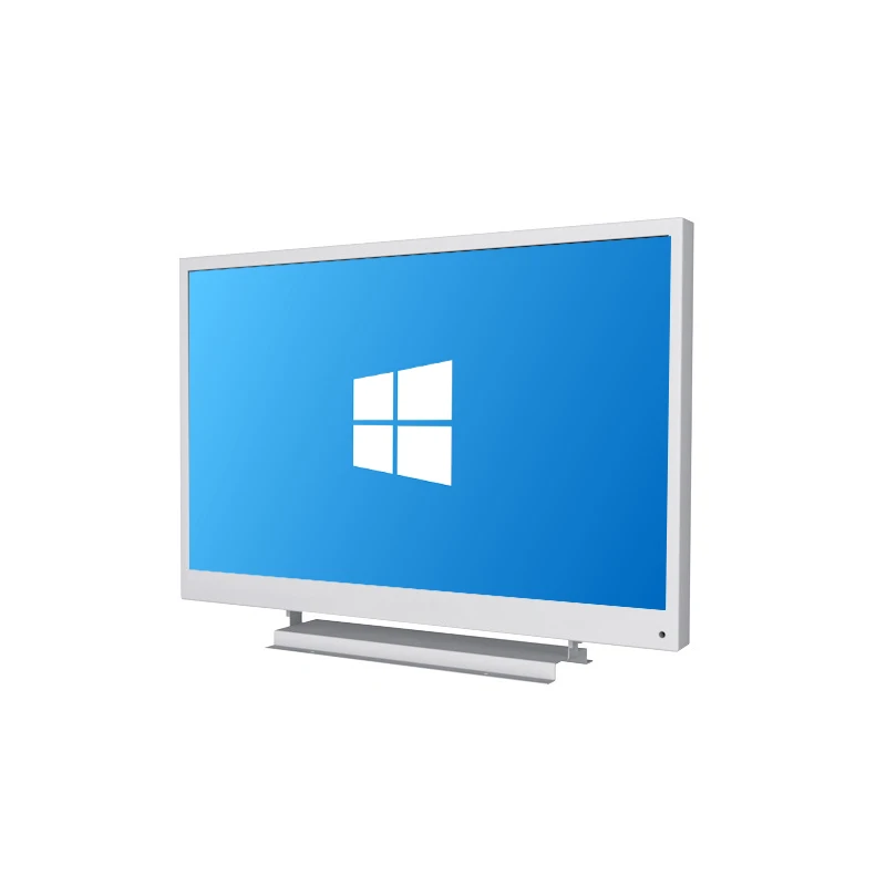 white / black 24 inch open frame lcd monitor with VGA AV HD BNC