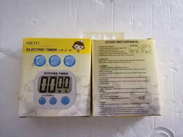 Mini Custom Countdown Smart Kitchen Timer Alarm  Mechanical Digital Kitchen Timer