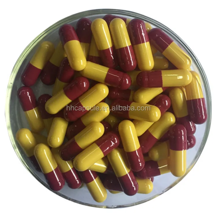 bule-white empty hard gelatin capsule