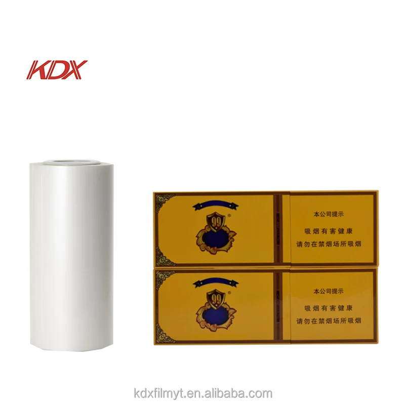 Новый продукт фабричное производство Kdx печатная матовая ламинированная пленка термопленка для ламинирования