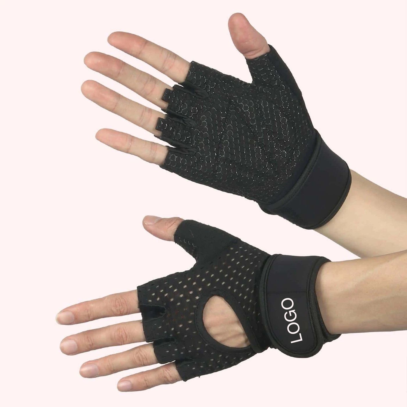 Factory Wholesale Custom Logo Weightlifting Gloves For Gym Half Finger Sports Training Workout Gym Gloves Women Men