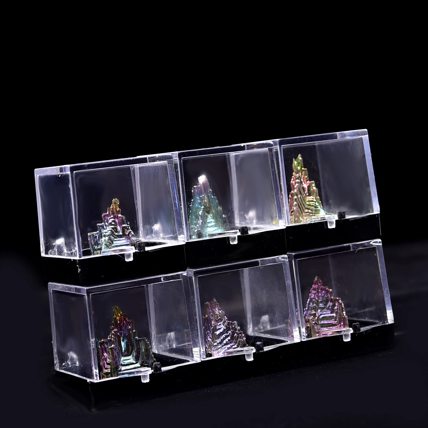 Rock Stones for Decoration Metal Ore Bismuth Crystal Box Natural Acrylic Custom Logo Gemstone Europe SCULPTURE Angel Folk Art