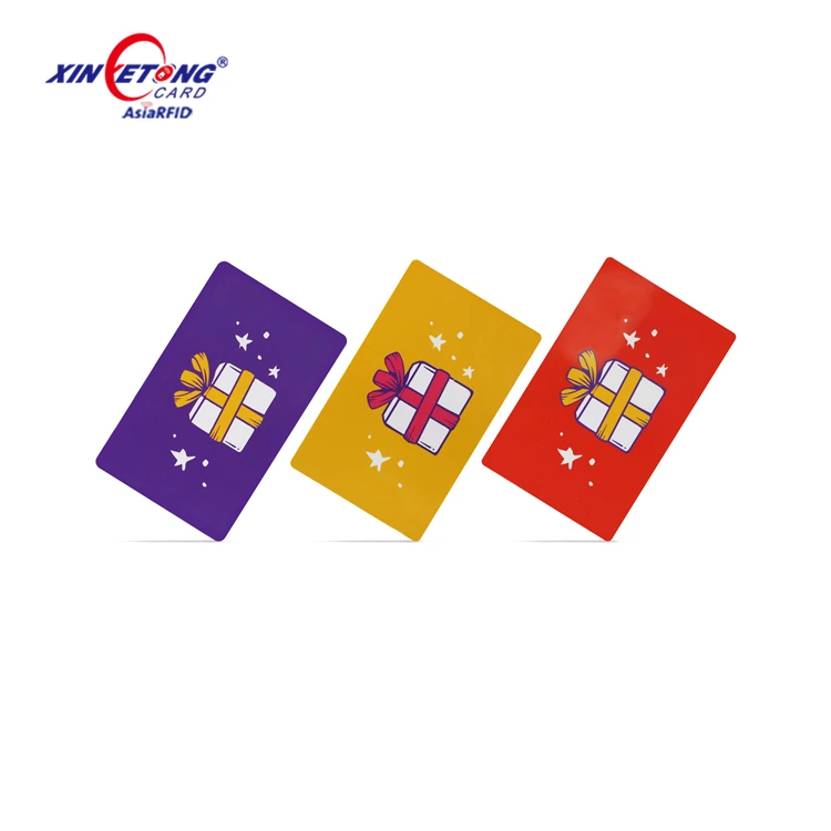 Customized printing 13.56MHz RFID Chip Plastic Key Cards ISO 14333A compliant