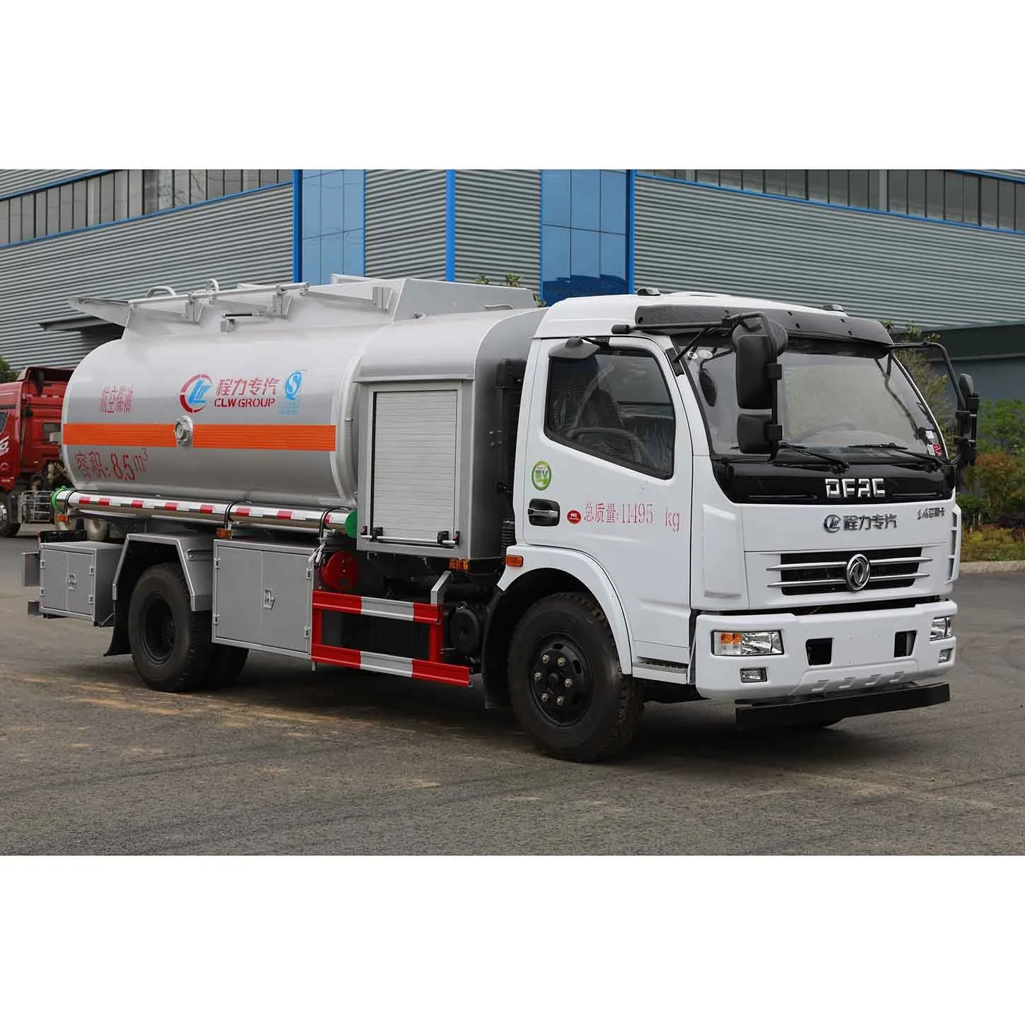 dongfeng Cheap aluminum alloy mobile aviation fuel /diesel /gasoline  refueling vehicle 8cbm fuel tanker truck for sale