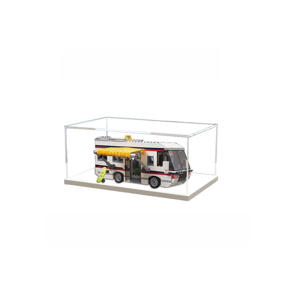 Display Case for Collectibles Assemble Clear Acrylic Box Alternative Glass Case for Display Action Figures Home Storage