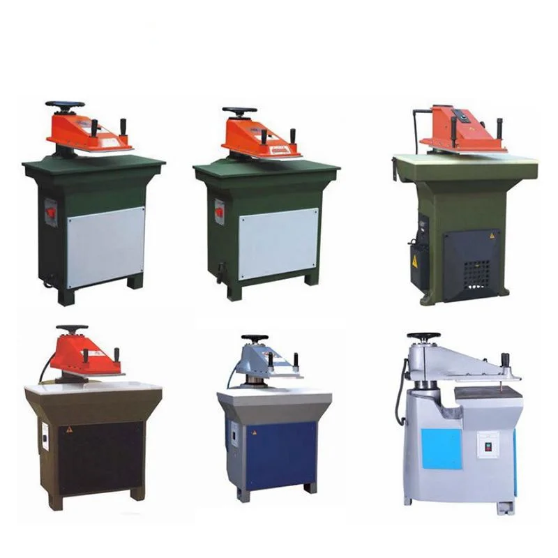 
China supplier shoe making machine hydraulic swing arm rubber cutting machine 