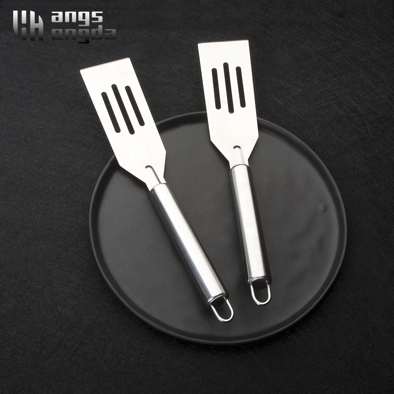 Stainless Steel Slotted Spatula Fish Teppanyaki Steak Slice Frying Spatula Fish Turner Shovel Kitchen Supplies Cookware Cooking