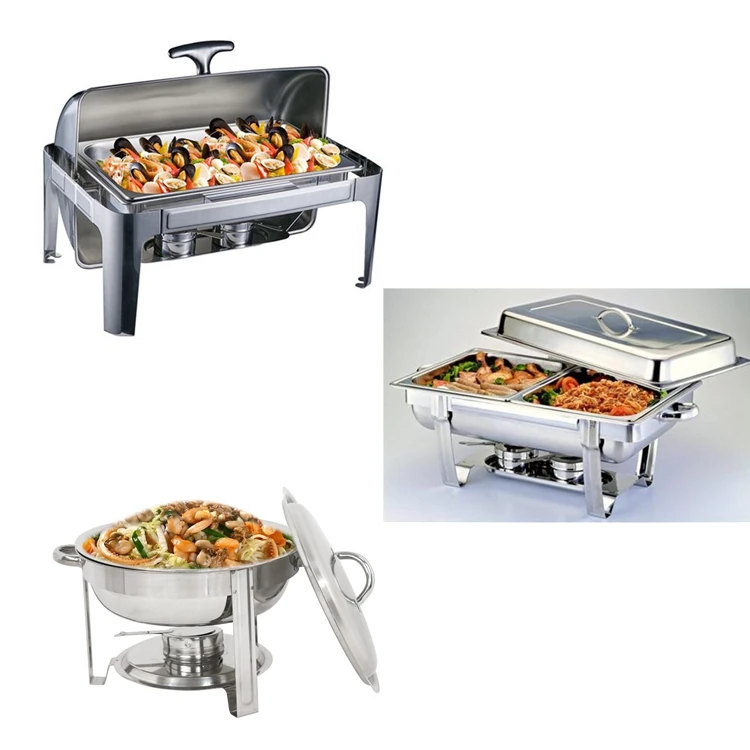 Food chafing dishes 9L stainless steel chafer chaffing buffet electric restaurant buffet equipment warmer for catering