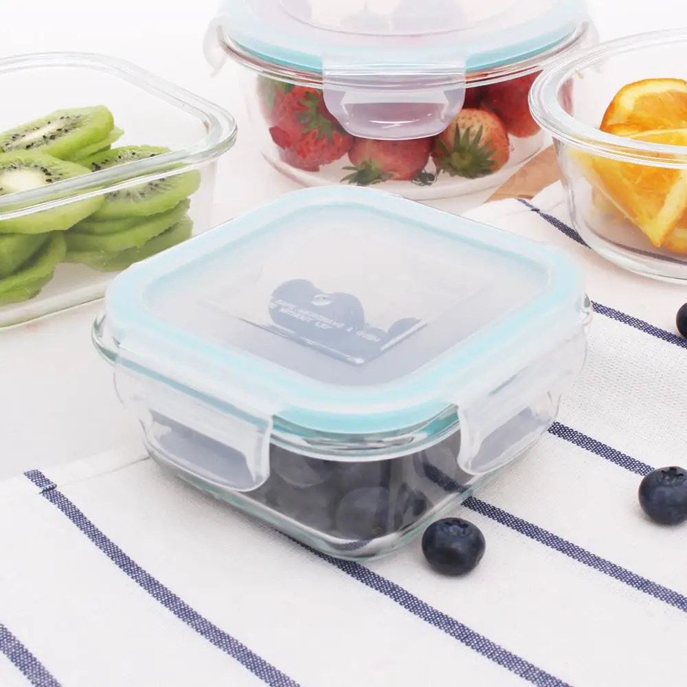 18 шт набор кухонных комплексное решение стеклянный контейнер для хранения продуктов питания без добавления бисфенола А приготовления пищи герметичной крышки