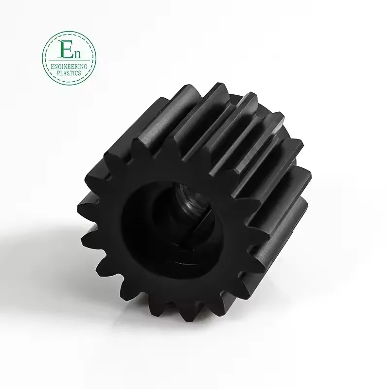 Self Lubricating High Strength Wear Resistant Transmission Motor Building Block Rotating Bevel Gear Nylon Double Spur Wheel Part