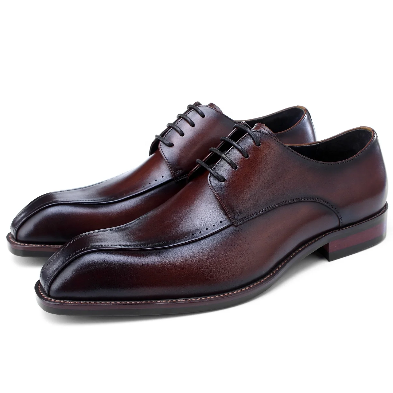 
2020 Hot Selling Popular Business Dress Shoes Casual Mens Party Cow Leather Shoe Wholesale Men Latest Derby Shoes 