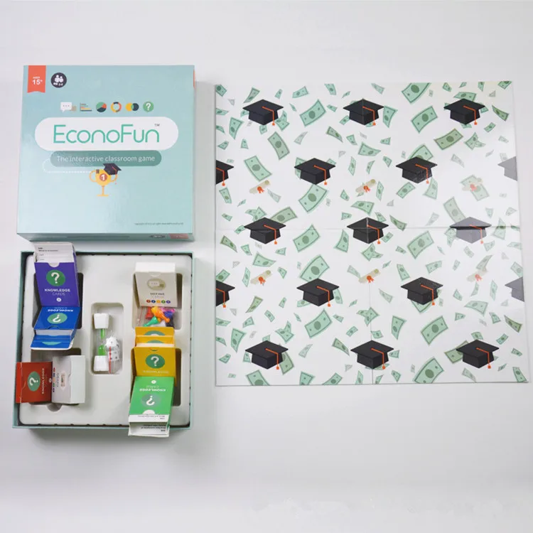 Wholesale customized design children fun eduction printing board game