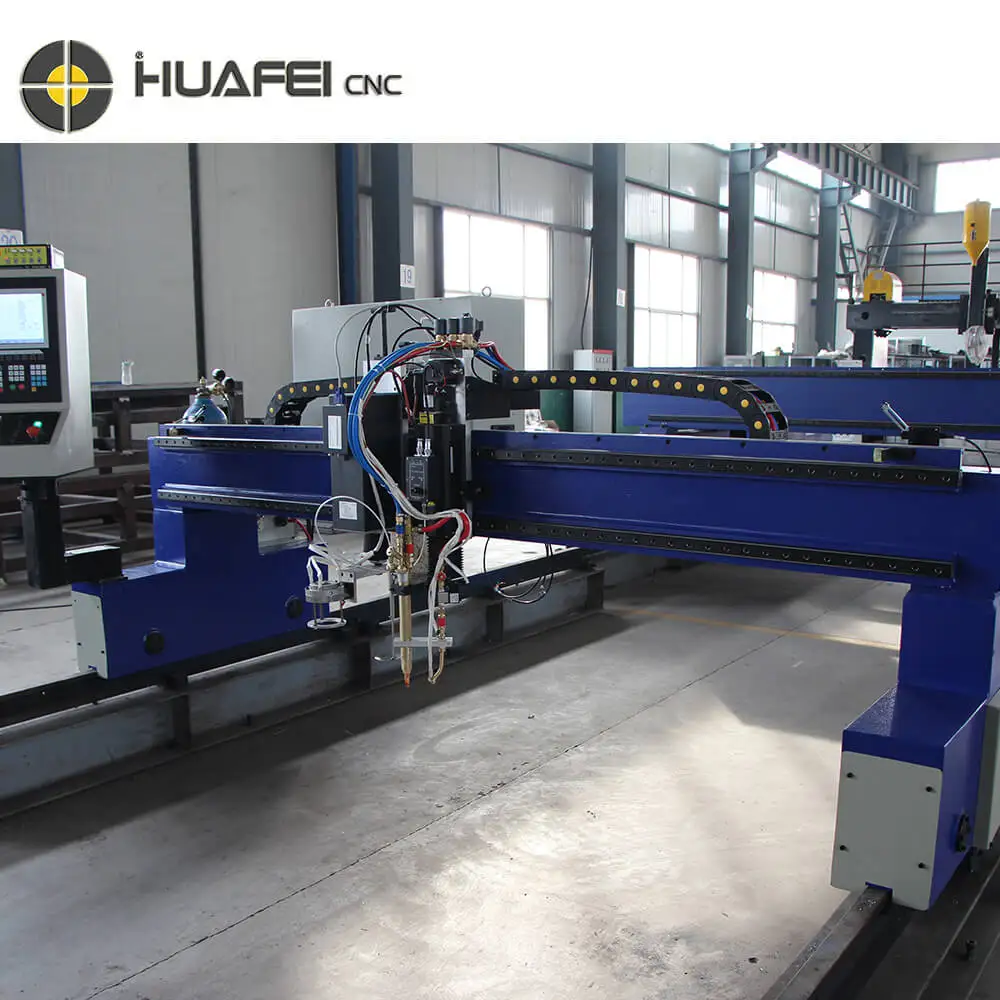Long service life gantry cnc plasma cutter cutting machine