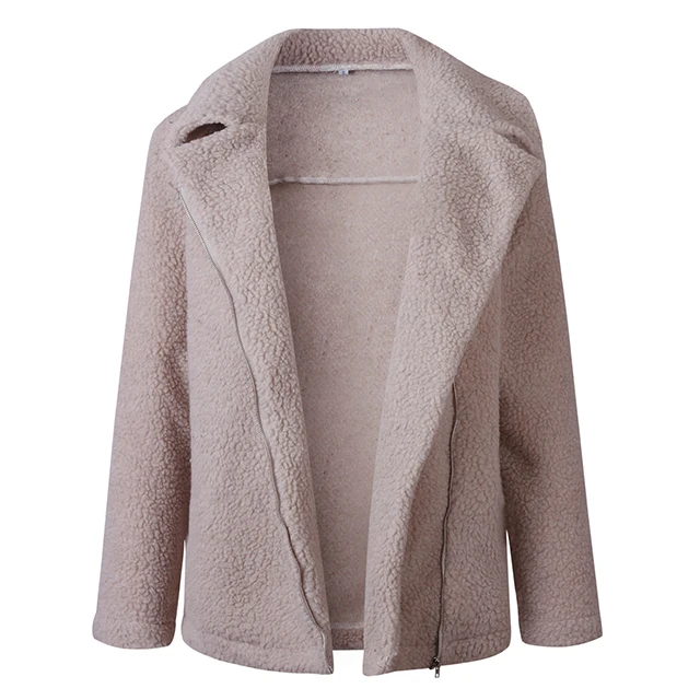 2019 Autumn Fashion Plush Thick Warm Coat Winter Jackets Women Tops Overcoat