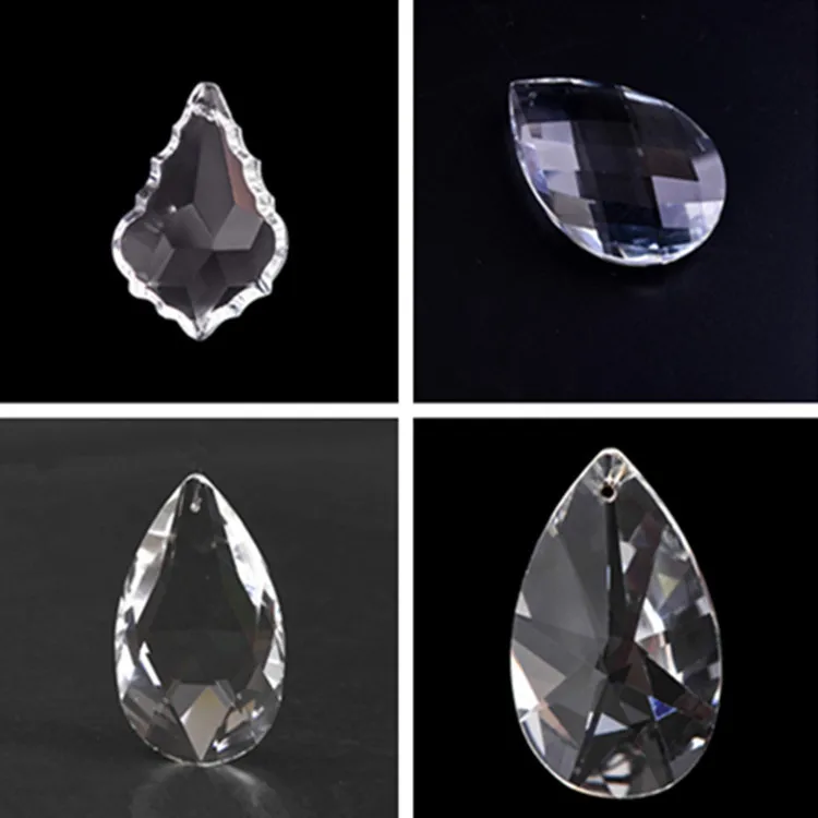 Crystal hot sale clear crystal chandelier pendant parts
